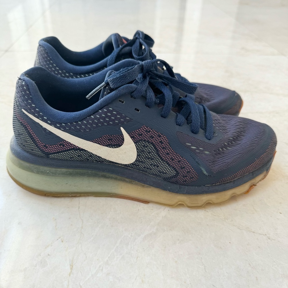 Nike Air Max Midnight Navy Hot Pink size 7